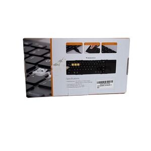 Artixly Foldable Bluetooth Keyboard with Touchpad Triple-Fold Wireless Black